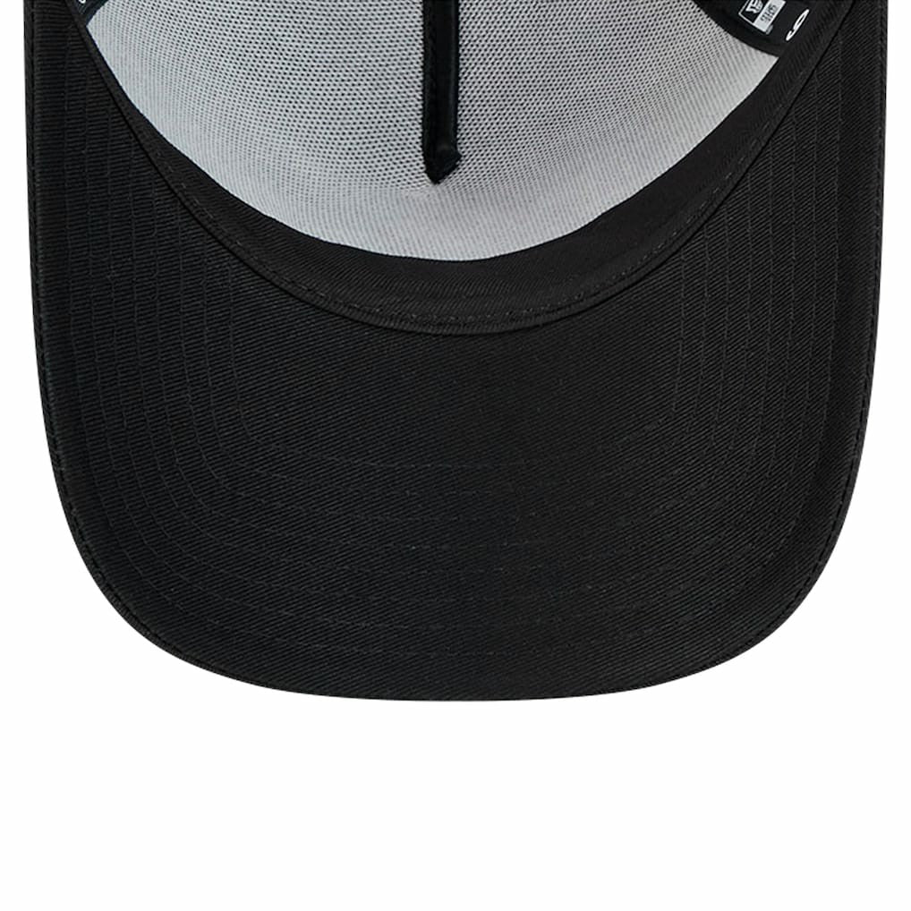 New York Giants New Era Domain 9FORTY A-Frame Trucker Adjustable Hat - Black on sale