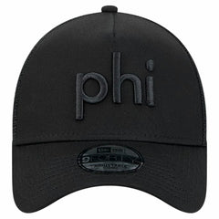 Philadelphia Eagles New Era Domain 9FORTY A-Frame Trucker Adjustable Hat - Black online