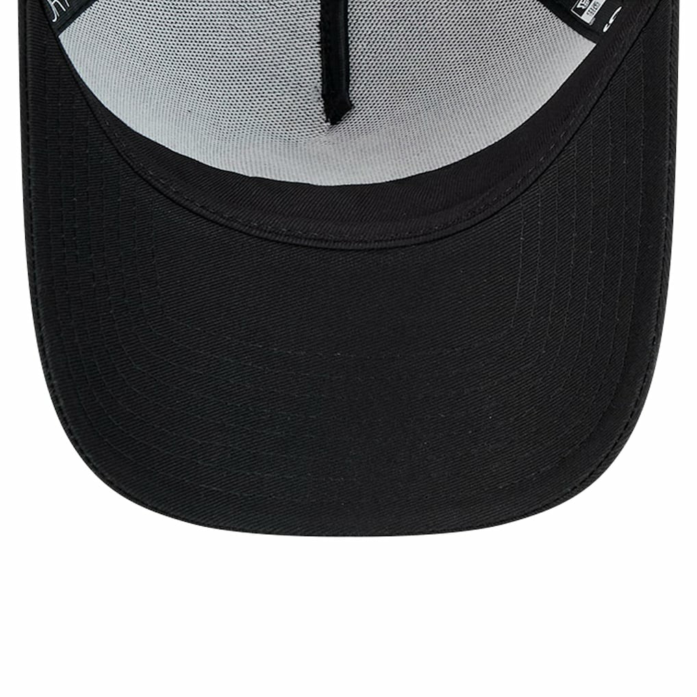 San Francisco 49ers New Era Domain 9FORTY A-Frame Trucker Adjustable Hat - Black cheap