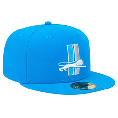 Detroit Lions New Era Omaha Throwback 59FIFTY Fitted Hat - Blue outlet
