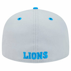 Detroit Lions New Era Flipside Two-Tone 59FIFTY Fitted Hat - Gray/Blue sale