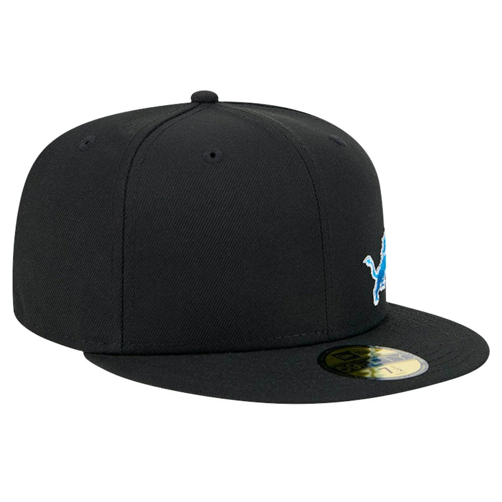 Detroit Lions New Era Flawless 59FIFTY Fitted Hat - Black outlet