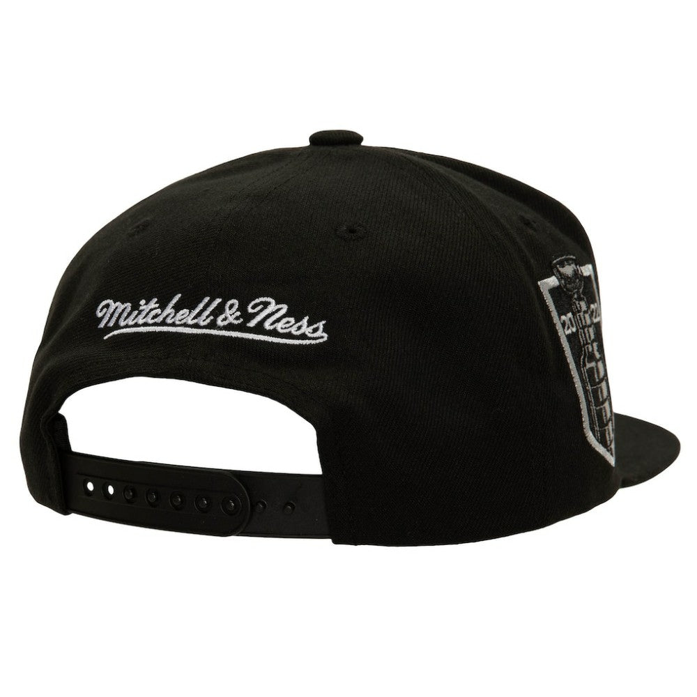 Colorado Avalanche Mitchell & Ness Core Top Spot Snapback Hat Black
