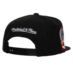 New York Rangers Mitchell & Ness Core Top Spot Snapback Hat Black