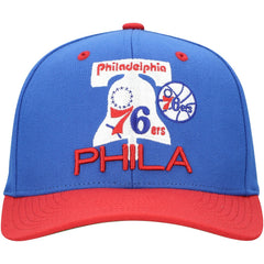 Philadelphia 76ers All In 2.0 Pro Crown Snapback Hat - Royal | Mitchell & Ness discount