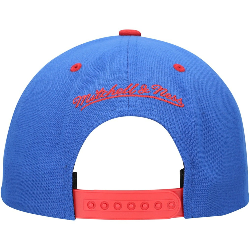 Philadelphia 76ers All In 2.0 Pro Crown Snapback Hat - Royal | Mitchell & Ness discount