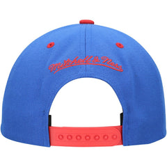 Philadelphia 76ers All In 2.0 Pro Crown Snapback Hat - Royal | Mitchell & Ness discount