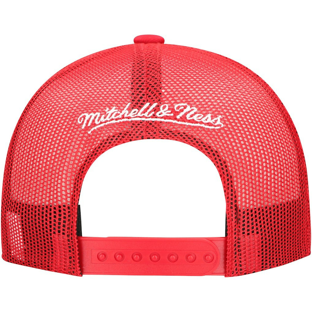 Chicago Bulls Core Evergreen OTC Trucker Adjustable Hat - Red | Mitchell & Ness for sale