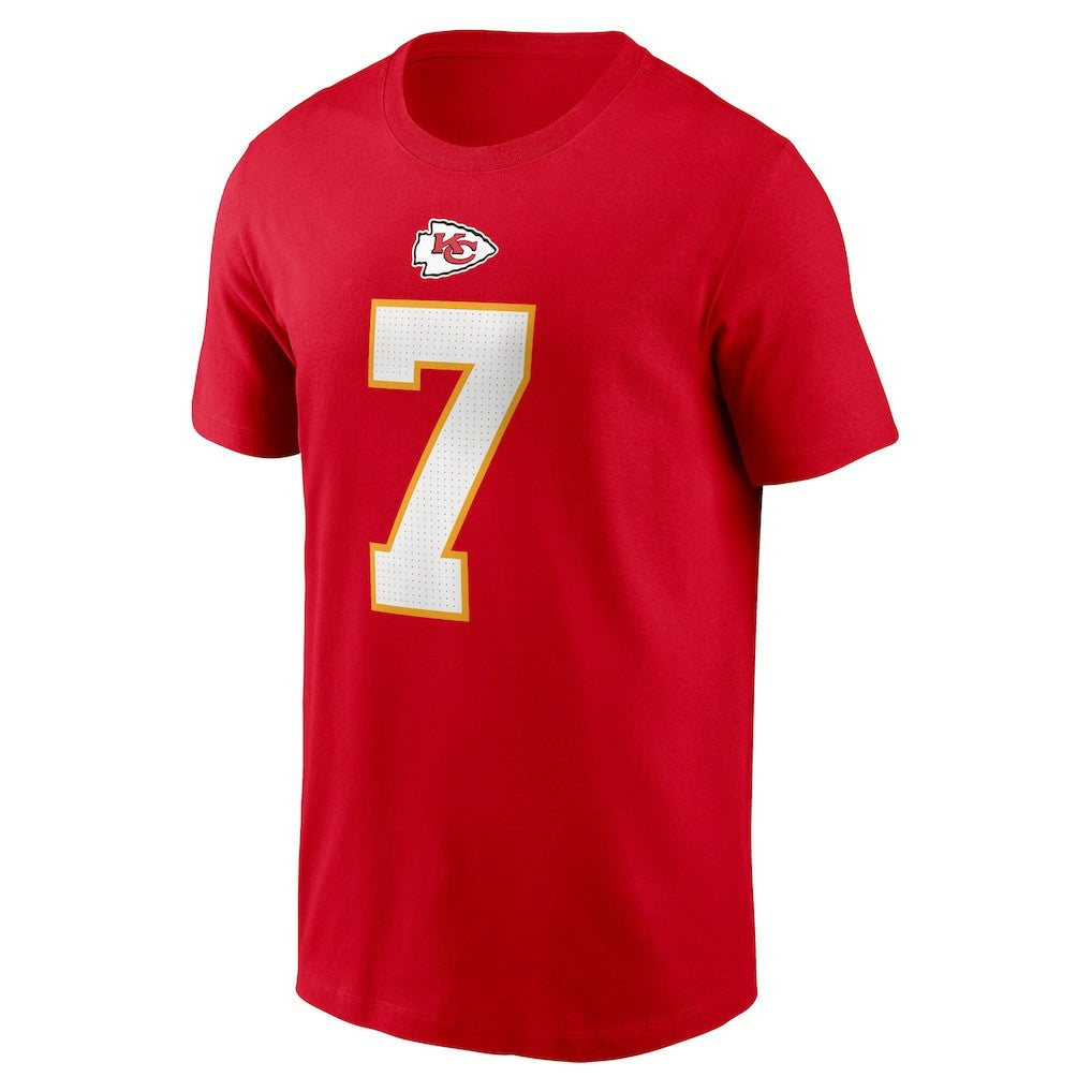 Harrison Butker Kansas City Chiefs Name & Number T-Shirt - Red | Nike on sale