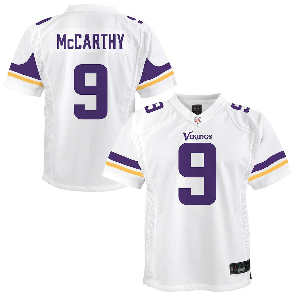 J.J. McCarthy Minnesota Vikings Youth Game Jersey - White | Nike outlet