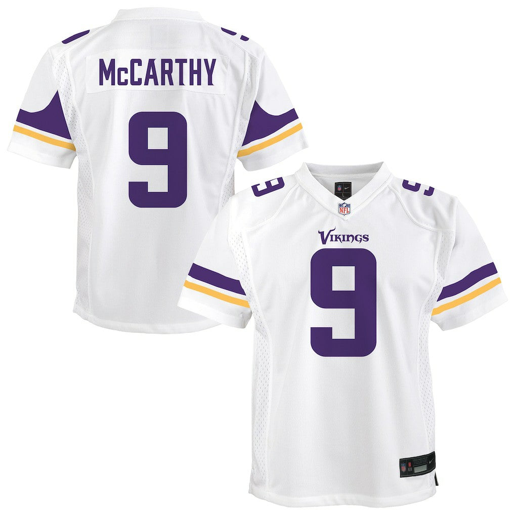 J.J. McCarthy Minnesota Vikings Youth Game Jersey - White | Nike outlet