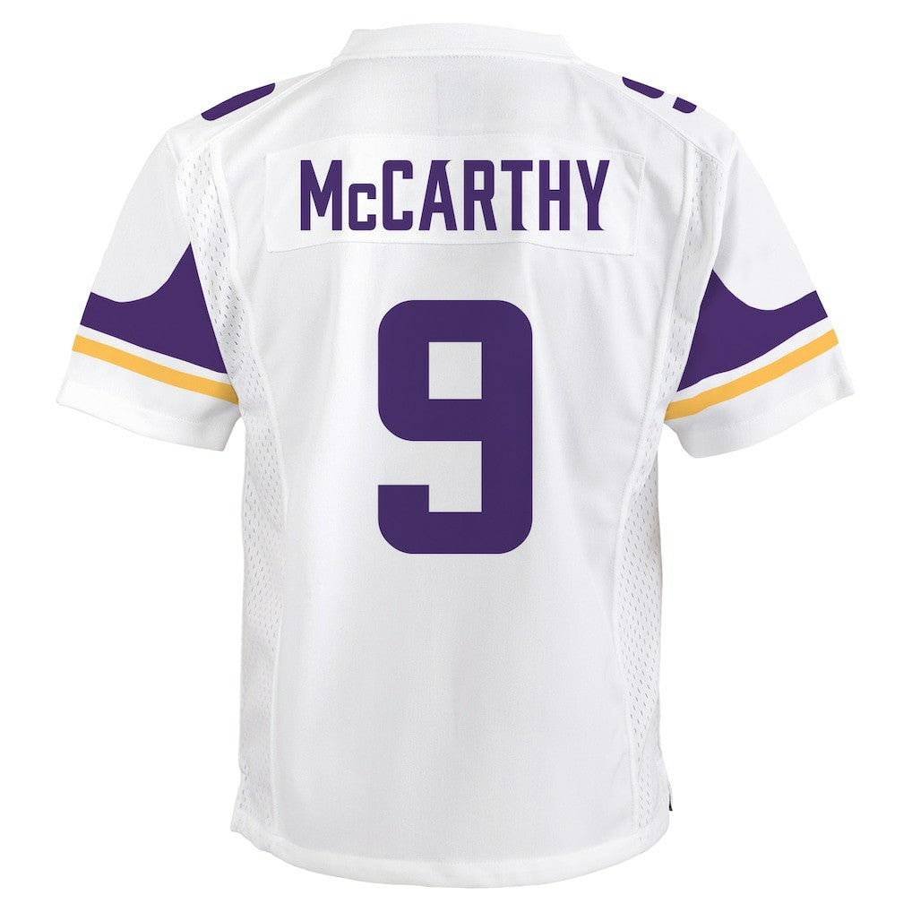 J.J. McCarthy Minnesota Vikings Youth Game Jersey - White | Nike outlet