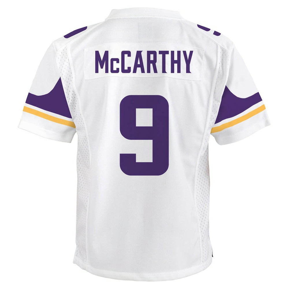 J.J. McCarthy Minnesota Vikings Youth Game Jersey - White | Nike outlet