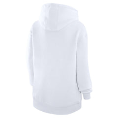 Detroit Lions G-III 4Her by Carl Banks Women's Animal Print Heart Team Graphic Fleece Tri-Blend Pullover Hoodie - White cheap