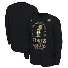Boston Celtics 18-Time NBA Finals Champions Locker Room Long Sleeve T-Shirt - Black | Nike on sale
