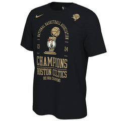 Boston Celtics 18-Time NBA Finals Champions Big & Tall Locker Room T-Shirt - Black | Nike for sale