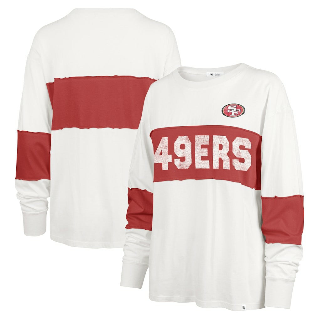 San Francisco 49ers '47 Women's Clubhouse Pride Taylor Long Sleeve T-Shirt - Cream online
