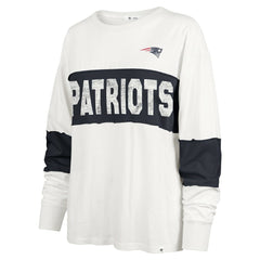 New England Patriots '47 Women's Clubhouse Pride Taylor Long Sleeve T-Shirt - Cream online