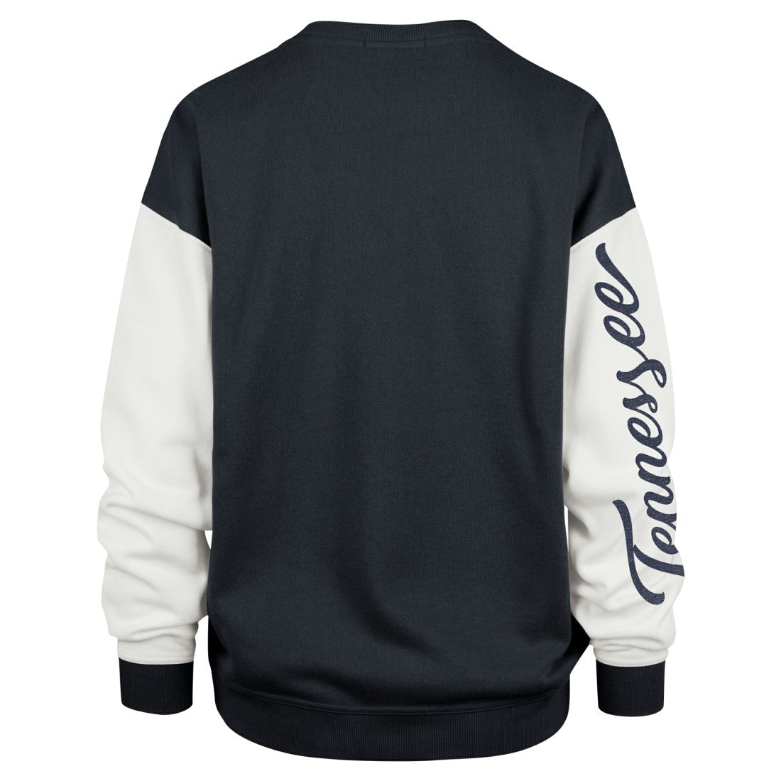 Tennessee Titans '47 Women's Double Header Rise Andie Pullover Sweatshirt - Navy sale