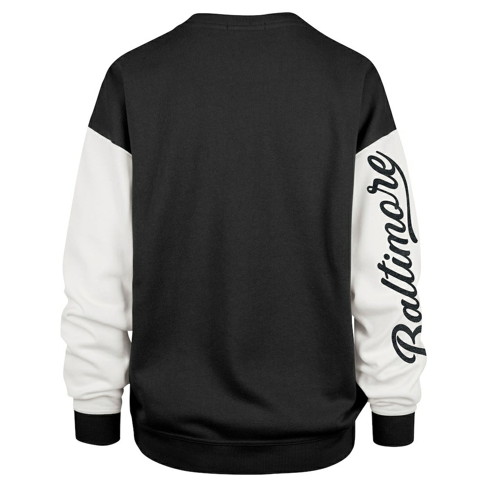 Baltimore Ravens '47 Women's Double Header Rise Andie Pullover Sweatshirt - Black online