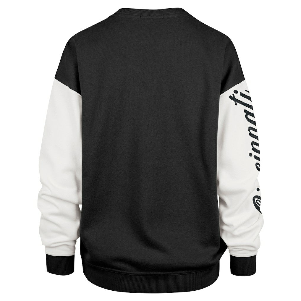 Cincinnati Bengals '47 Women's Double Header Rise Andie Pullover Sweatshirt - Black on sale