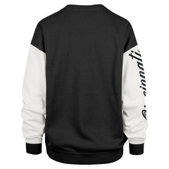Cincinnati Bengals '47 Women's Double Header Rise Andie Pullover Sweatshirt - Black on sale