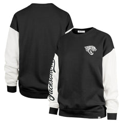 Jacksonville Jaguars '47 Women's Double Header Rise Andie Pullover Sweatshirt - Black sale