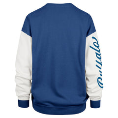 Buffalo Bills '47 Women's Double Header Rise Andie Pullover Sweatshirt - Royal for sale