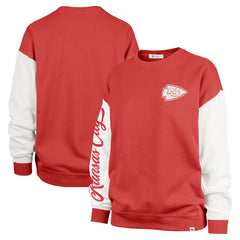 Kansas City Chiefs '47 Women's Double Header Rise Andie Pullover Sweatshirt - Red on sale