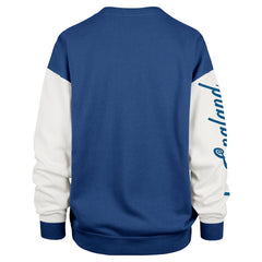 New England Patriots '47 Women's Double Header Rise Andie Pullover Sweatshirt - Navy cheap
