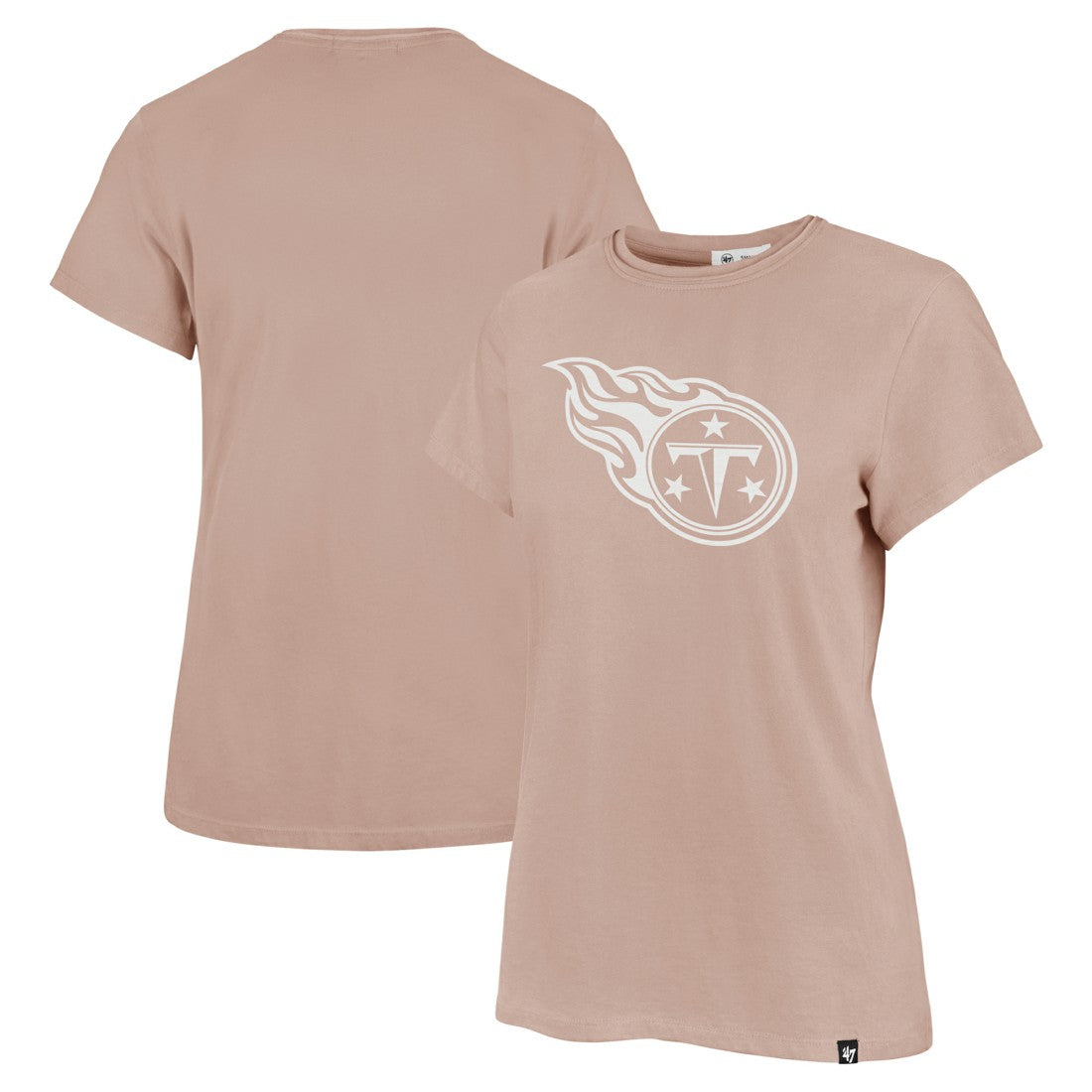 Tennessee Titans '47 Women's Premier Frankie T-Shirt - Light Pink for sale