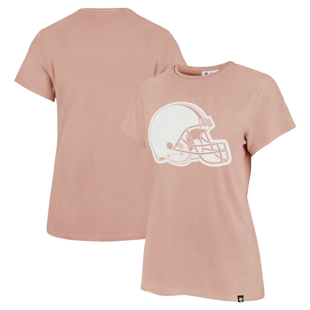 Cleveland Browns '47 Women's Premier Frankie T-Shirt - Light Pink outlet