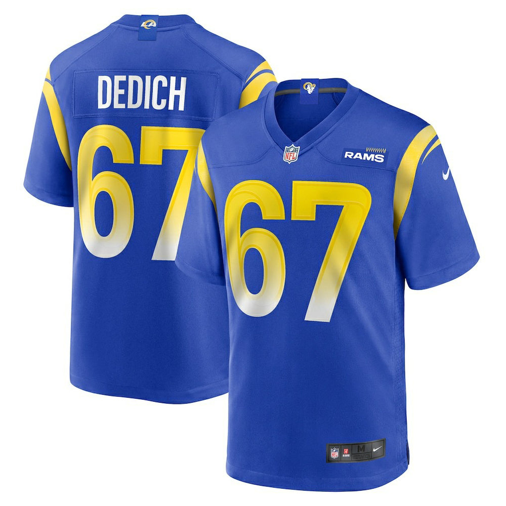 Justin Dedich Los Angeles Rams Game Jersey - Royal | Nike sale
