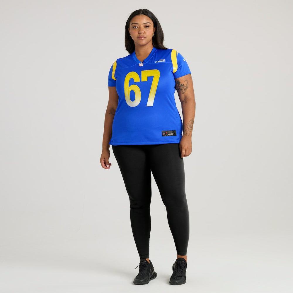 Justin Dedich Los Angeles Rams Women's Game Jersey - Royal | Nike online