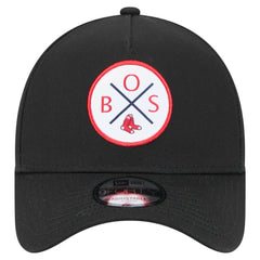 Boston Red Sox 9FORTY A-Frame Adjustable Hat - Black | New Era
