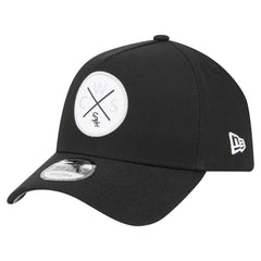 Chicago White Sox 9FORTY A-Frame Adjustable Hat - Black | New Era