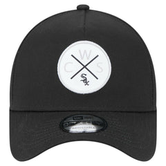 Chicago White Sox 9FORTY A-Frame Adjustable Hat - Black | New Era