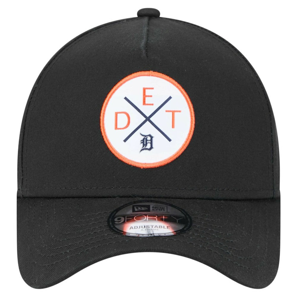 Detroit Tigers 9FORTY A-Frame Adjustable Hat - Black | New Era