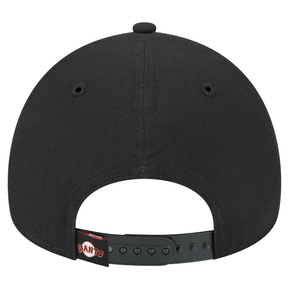 San Francisco Giants 9FORTY A-Frame Adjustable Hat - Black | New Era