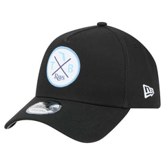 Tampa Bay Rays 9FORTY A-Frame Adjustable Hat - Black | New Era