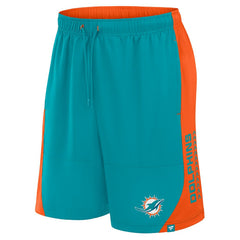 Miami Dolphins No Defense Shorts - Aqua on sale