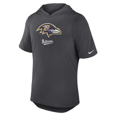 Baltimore Ravens Tri-Blend Performance Hoodie T-Shirt - Anthracite | Nike discount