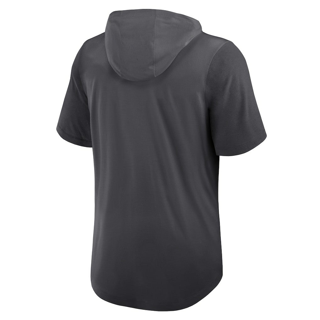 Buffalo Bills Tri-Blend Performance Hoodie T-Shirt - Anthracite | Nike outlet