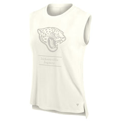 Jacksonville Jaguars Women's Studio Embrace Tank Top - Cream cheap