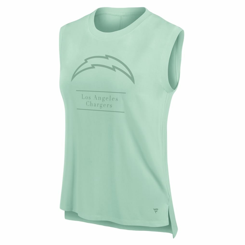 Los Angeles Chargers Women's Studio Embrace Tank Top - Mint for sale