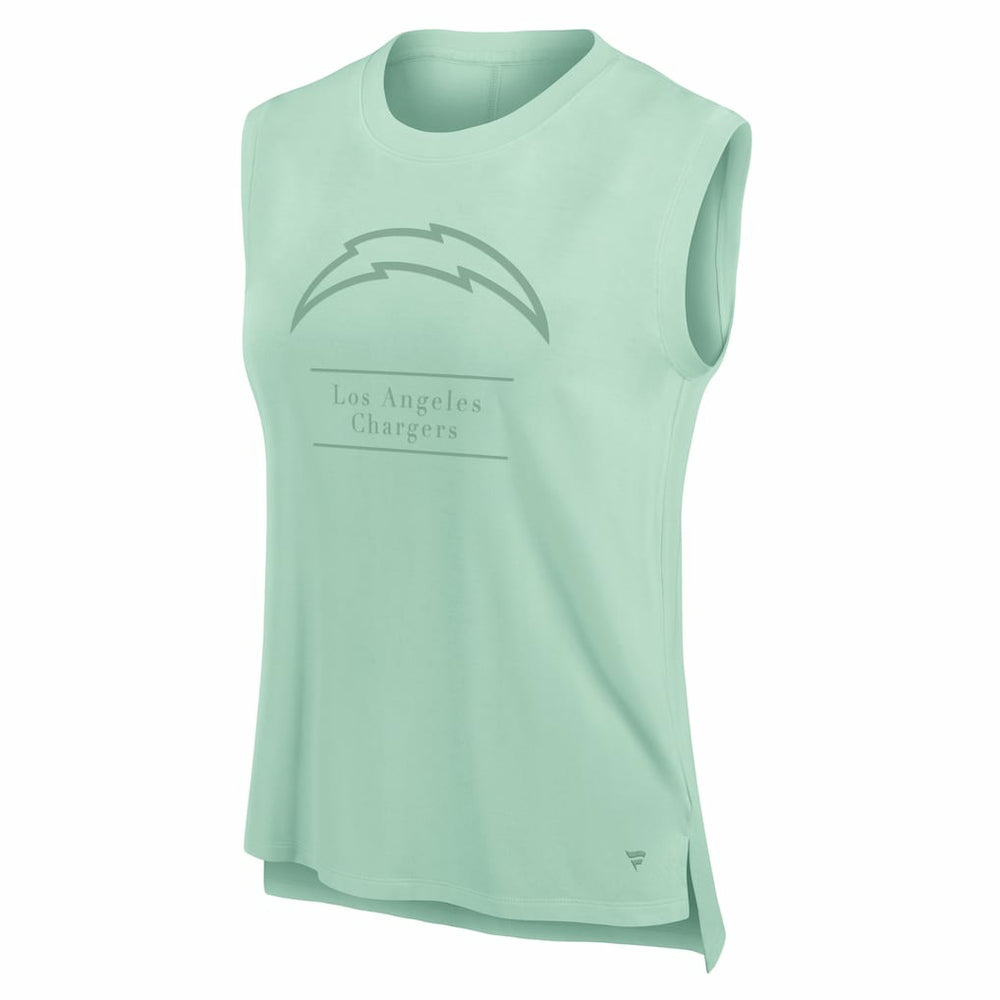 Los Angeles Chargers Women's Studio Embrace Tank Top - Mint for sale