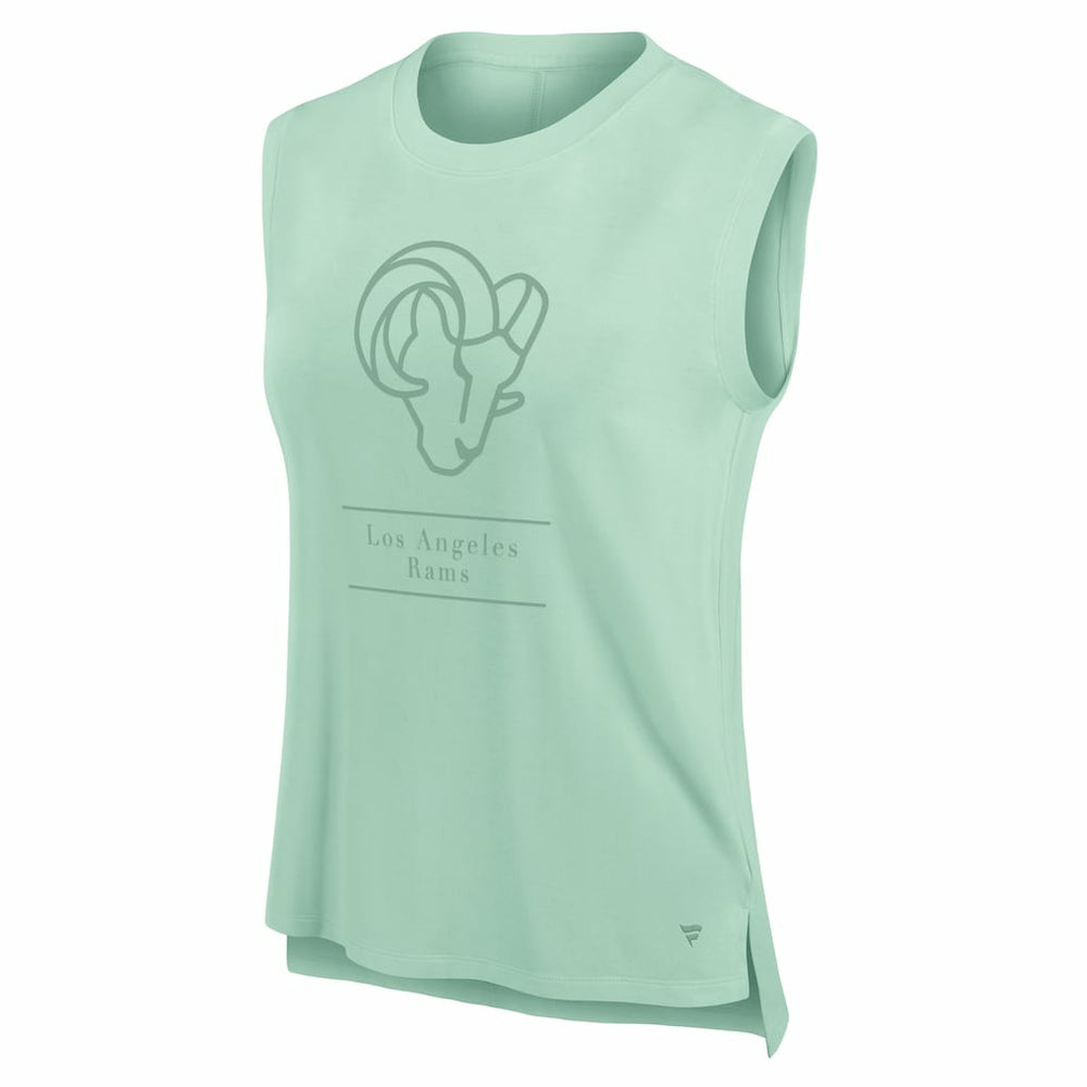 Los Angeles Rams Women's Studio Embrace Tank Top - Mint for sale