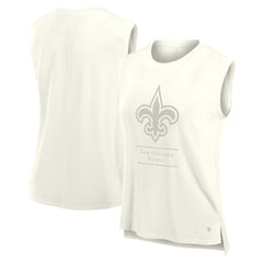 New Orleans Saints Women's Studio Embrace Tank Top - Cream discount