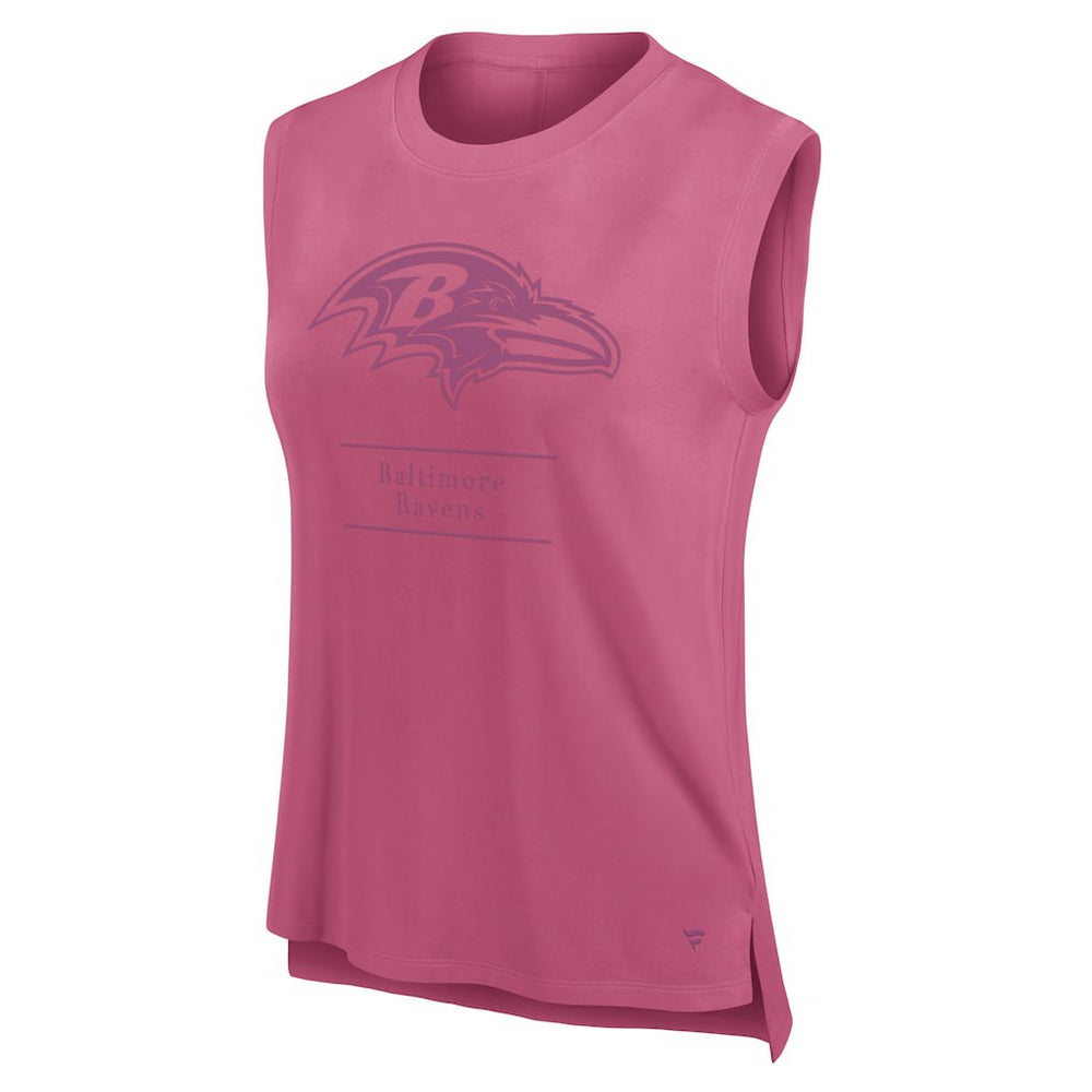 Baltimore Ravens Women's Studio Embrace Tank Top - Pink on sale