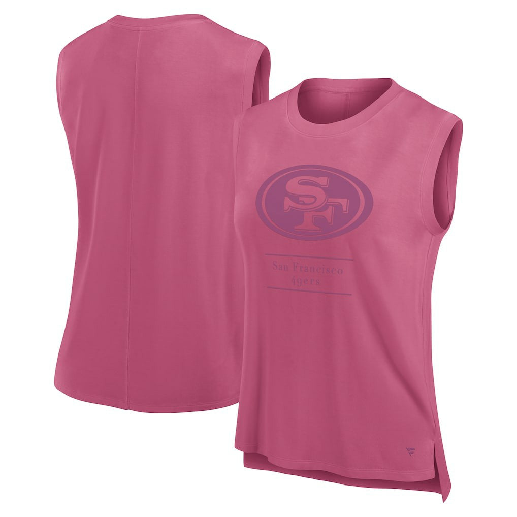 San Francisco 49ers Women's Studio Embrace Tank Top - Pink discount